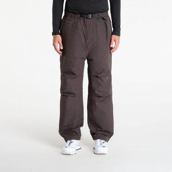 Kalhoty Gramicci Northside Plaid Pant Deep Brown XXL