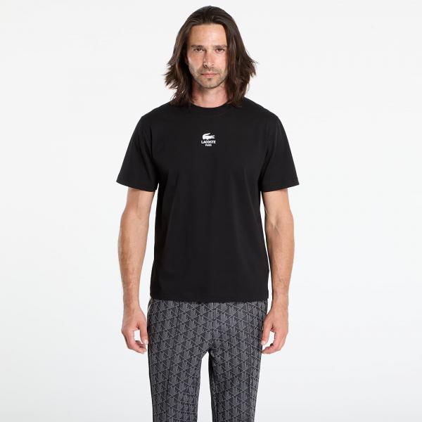 Tričko LACOSTE Men's Tee-Shirt Black XL