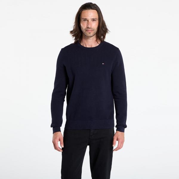 Svetr Tommy Hilfiger Essential Structure Crew Neck Desert Sky M