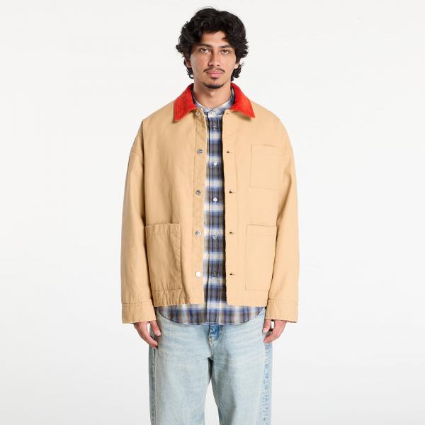 Bunda A.P.C. x Marc Jacobs UNISEX Lined Jacket W Contrast Collar Brown L