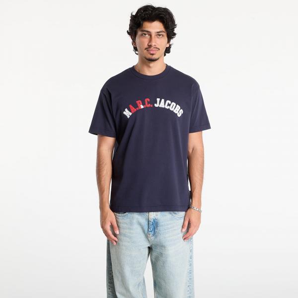 Tričko A.P.C. Boxy Fit UNISEX Tee Dark Navy XL