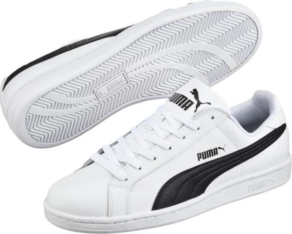 Puma Smash L white-black-white Bílá 37,5