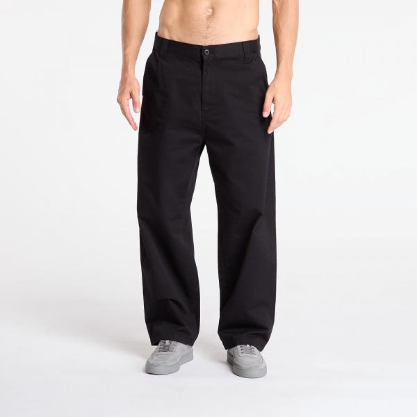 Kalhoty Carhartt WIP Brady Pant Black Stone Washed M
