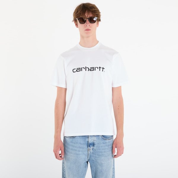 Tričko Carhartt WIP S/S Script T-Shirt UNISEX White/ Black S