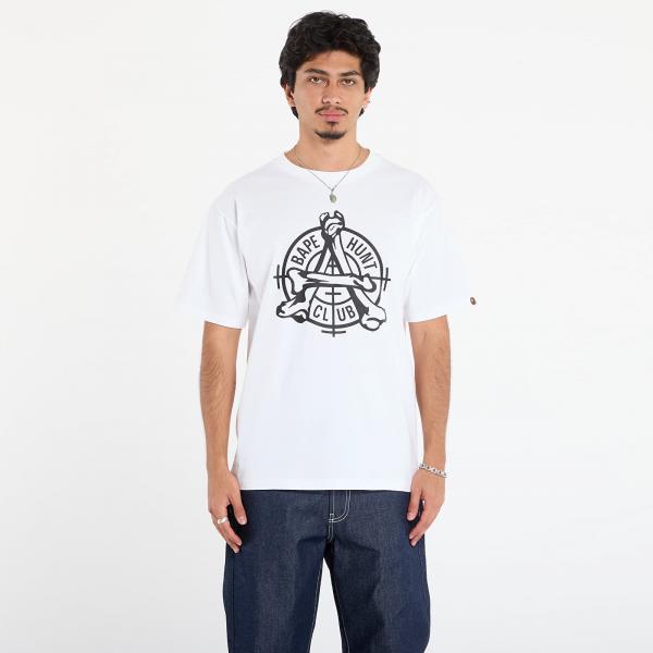 Tričko A BATHING APE Bape Hunt Club Tee White S