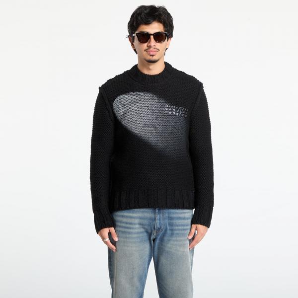 Svetr MM6 Maison Margiela Crewneck Black L