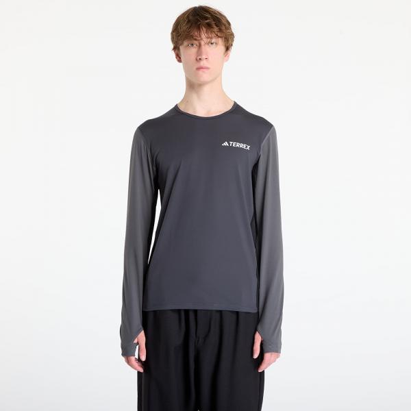 Tričko adidas Terrex Multi Synthetic Base Layer Long Sleeve Carbon S