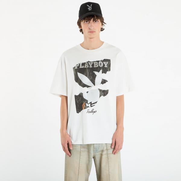 Tričko Playboy x FTSHP Cover Tee 1974/1 UNISEX Off-White L