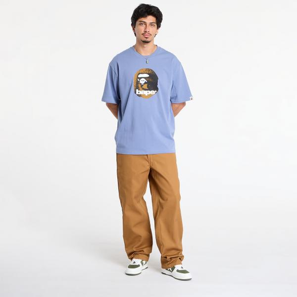 Tričko A BATHING APE Ape Head Relaxed Fit Tee Navy L
