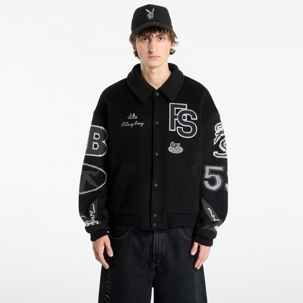 Bunda Playboy x FTSHP Varsity Jacket UNISEX Black C S