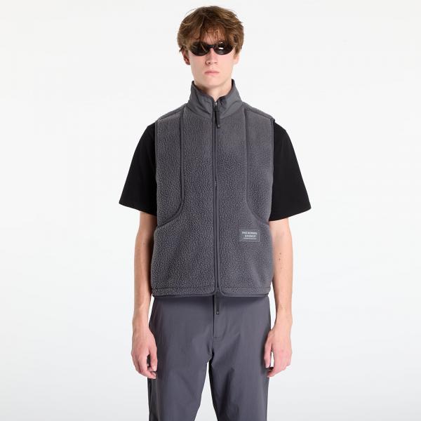 Vesta Pas Normal Studios Off-Race Pile Fleece Vest Steel M