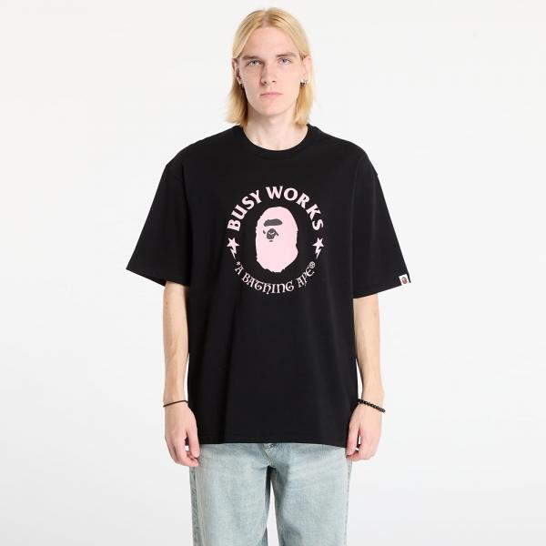 Tričko A BATHING APE Busy Works Relaxed Fit Tee Black XL