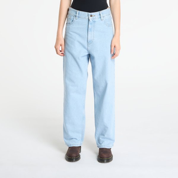 Džíny Carhartt WIP W' Brandon Pant Blue Heavy Stone Bleached L
