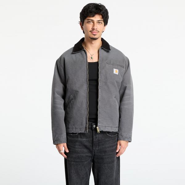 Bunda Carhartt WIP OG Detroit Jacket UNISEX Graphite/ Black Stone Canvas L