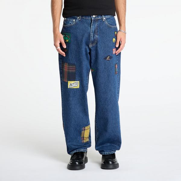 Džíny Patta Whole Lotta Labels Denim Pants Blue Denim 38