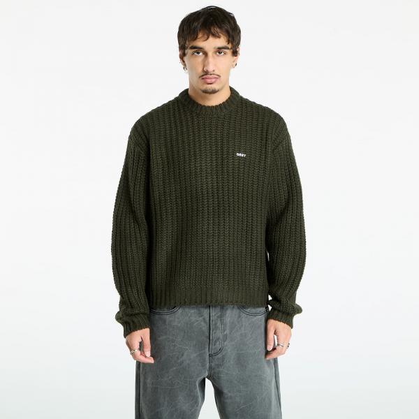 Mikina OBEY Bold Chunky Sweater Rosin XL