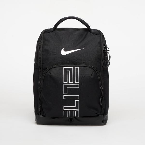 Nike Varsity Elite Basketball Shoe Bag (14L) Black/ Black/ Metallic Silver 14 l