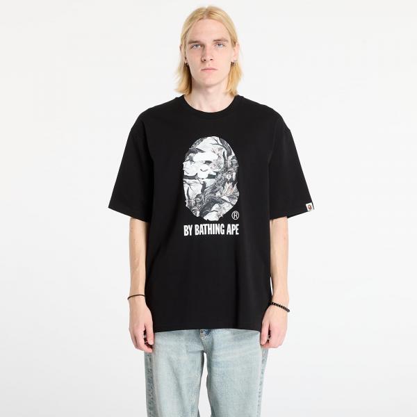 Tričko A BATHING APE Tree Edge Camo By Bathing Ape Relaxed Fit Tee Black L