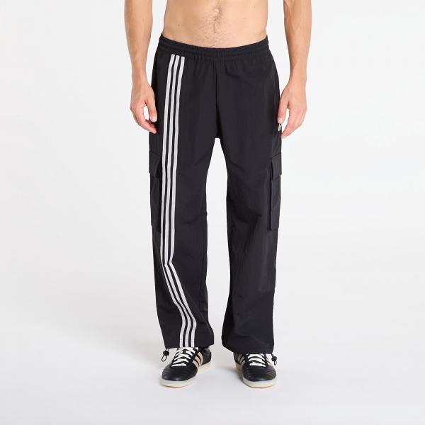 Kalhoty adidas Front Stripes Woven Cargo Tracksuit Bottoms Black M