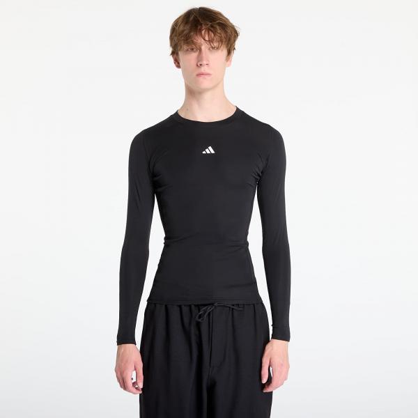 Tričko adidas TECHFIT Compression Training Long Sleeve Long-Sleeve Top Black/ A Charcoal XL