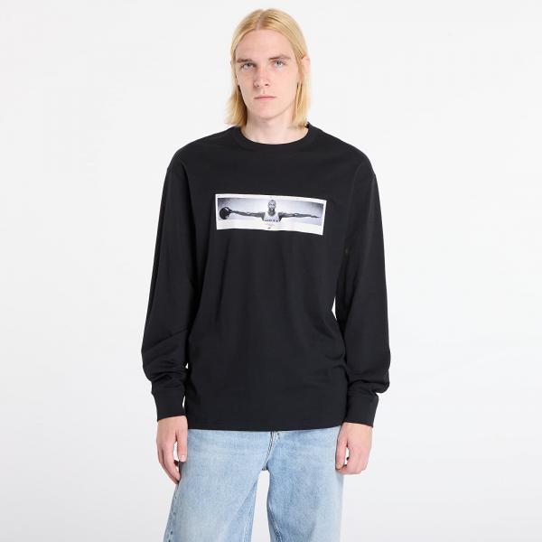 Tričko Jordan M Brand Photo LS Crew Black/ White M