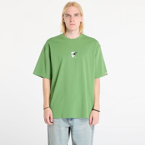 Tričko A BATHING APE Bape Sta Ape Face Relaxed Fit Tee Green XXL