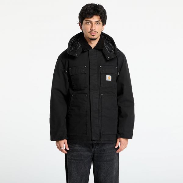 Bunda Carhartt WIP Ambel Coat UNISEX Black/ Black Stone Washed XL