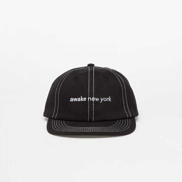 Kšiltovka Awake NY Awake Ny Contrast Stitch 6 Panel Hat Black Universal