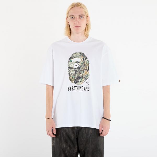Tričko A BATHING APE Tree Edge Camo By Bathing Ape Relaxed Fit Tee White L