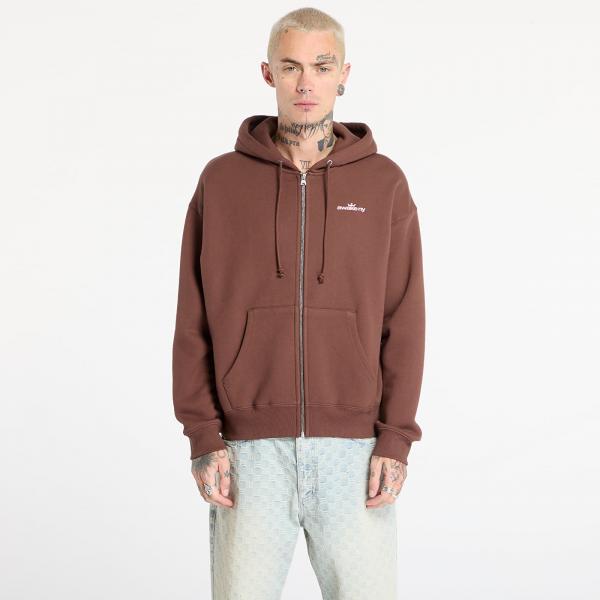 Mikina Awake NY Crown Logo Full-Zip Hoodie Brown S