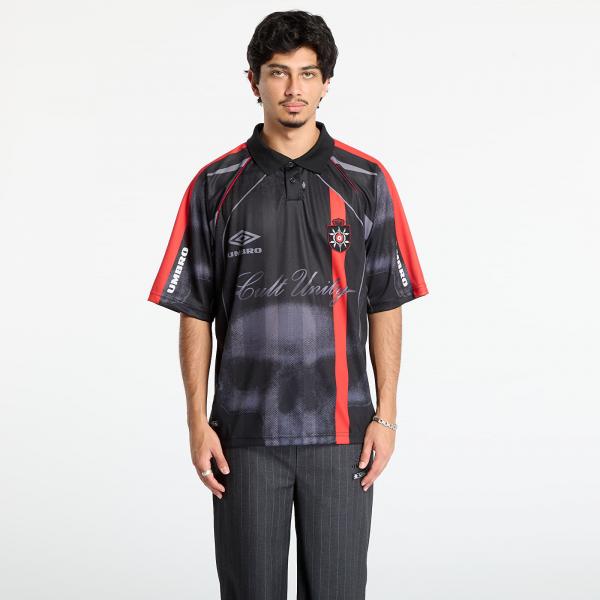 Tričko Umbro 01 03 Polo Black/ Red M