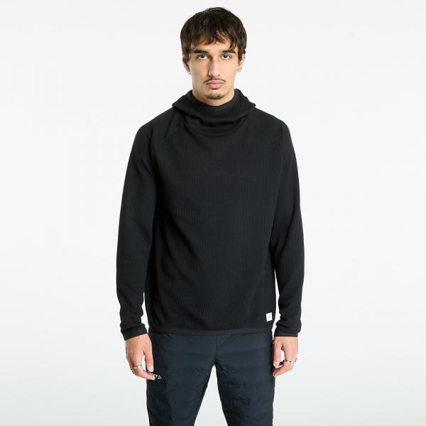Mikina Craft Grid Hood Black S