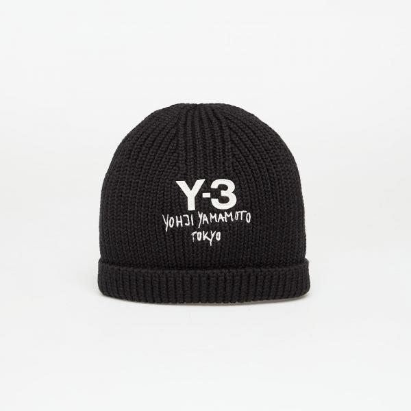 Čepice Y-3 Knit Beanie Black OSFM