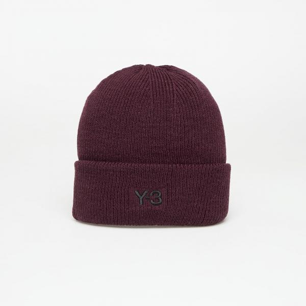 Čepice Y-3 Cl Beanie Shadow Maroon Universal
