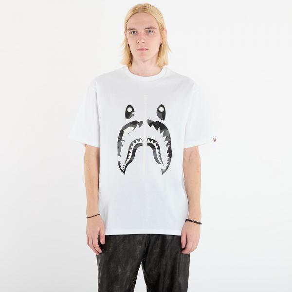 Tričko A BATHING APE City Camo Shark Tee UNISEX White XL
