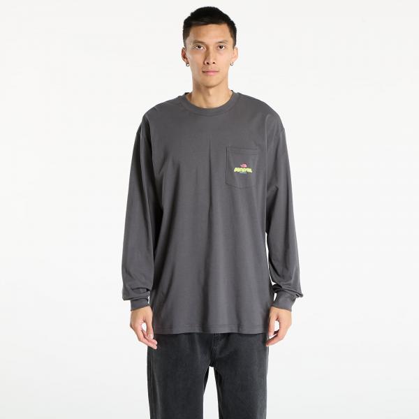 Tričko The North Face U Expedition Celebration Oversized L/S Tee UNISEX Anthracite Grey L