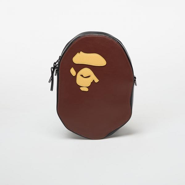 Taška A BATHING APE Ape Head Shoulder Bag Brown Universal