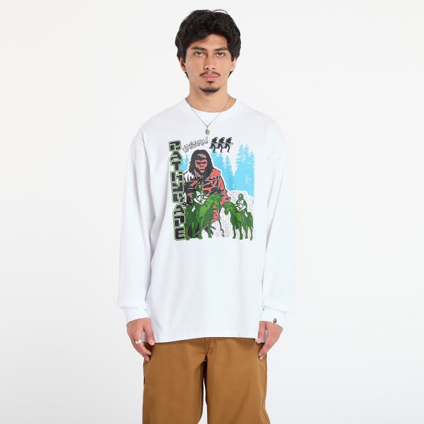 Tričko A BATHING APE Bape Graphic Relaxed Fit Ls Tee White L