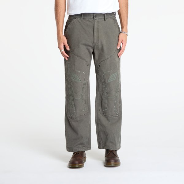 Kalhoty Umbro Shinguard Canvas Pants Dark Olive M