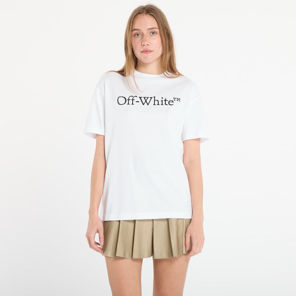 Tričko Off-White Big Logo Bookish Casual Tee White/ Black M