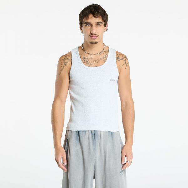 Tílko Off-White Off Bookish Rib Tank Grey Melange/ Black L