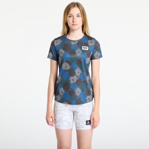 Tričko SAYSKY W Flower Combat T-Shirt Blue Aop XS