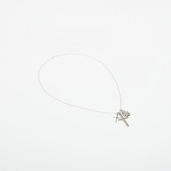 Twojeys Multi Cross Necklace Silver Universal