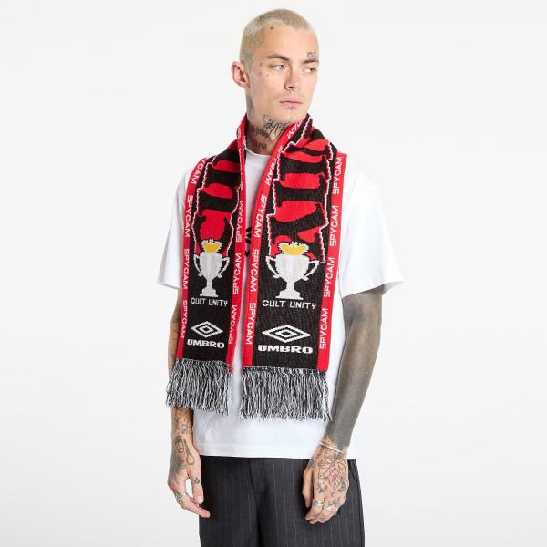 Šála Umbro Cult Unity Scarf Black/ Red Universal