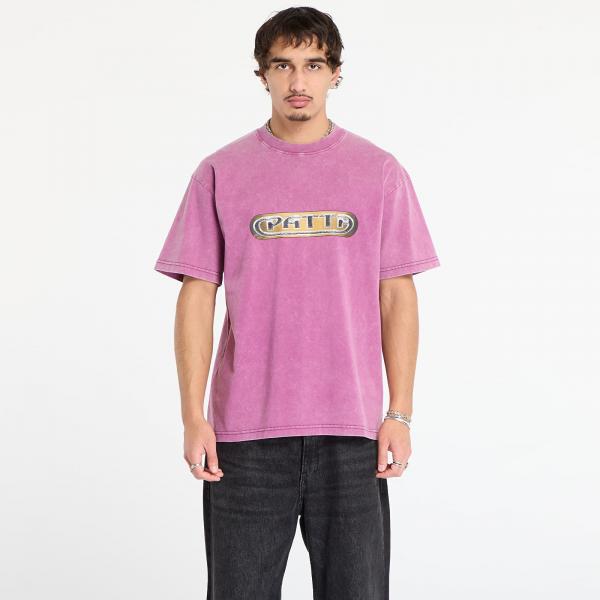 Tričko Patta Gilded Acid Washed T-Shirt UNISEX Boysenberry M