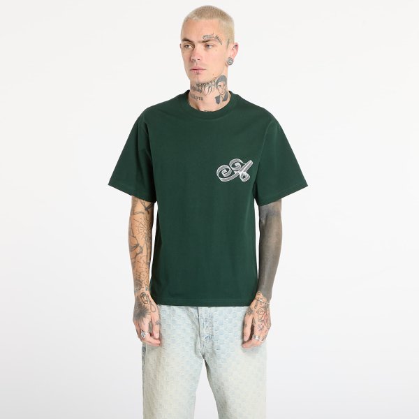 Tričko Awake NY Script Tee Green S