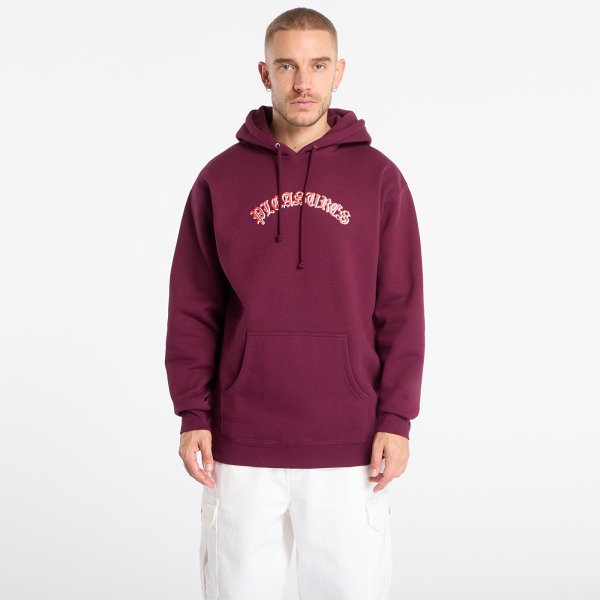 Mikina PLEASURES Mirror Hoodie Eggplant S