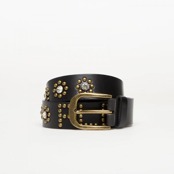 Pásek PLEASURES Studded Belt Black L/XL