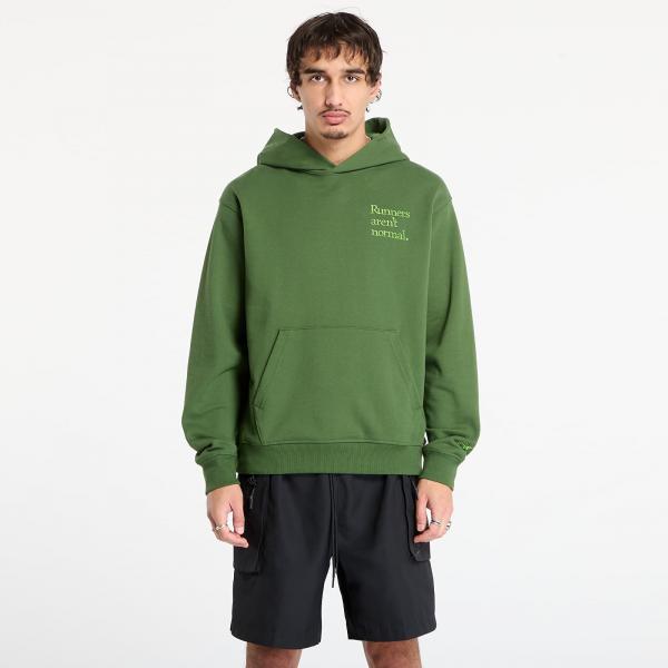 Mikina New Balance Athletics Runners Arent Normal Hoodie Dark Alpine Green M