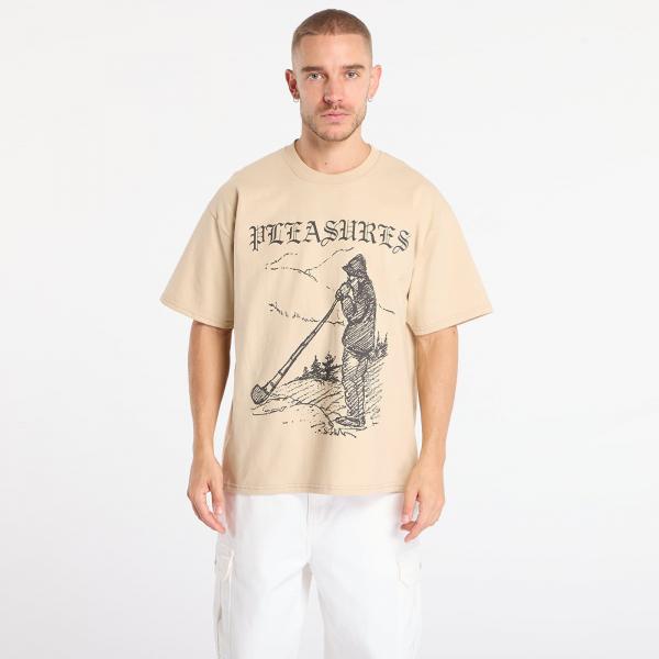 Tričko PLEASURES Pipe T-Shirt Sand L